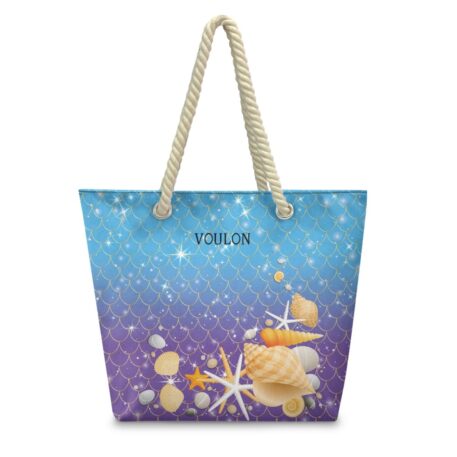 VOULON Fashion handbags Tote bags Mermaid scales